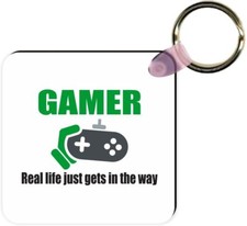 Rikki Knight Gamer-Real Life Gets in Way Green , White