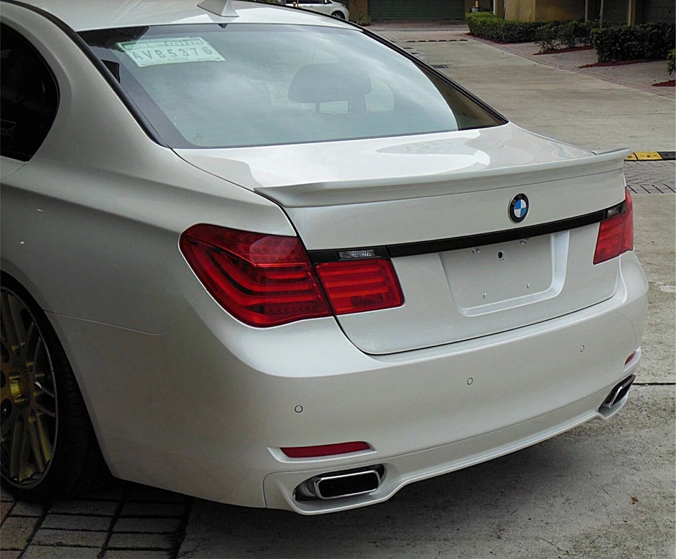 Alerón maletero montaje empotrado BMW 7 series F01 2008-15 Alpina B7 pintado 300 blanco Foto 2 de 4