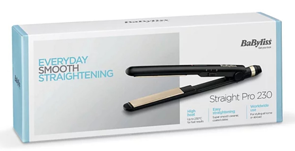 Babyliss Smooth Finish Price Of Babyliss Hair Straightener