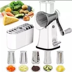 Rotary Cheese Grater Shredder 5 in 1 Tumbling Box Mandolin