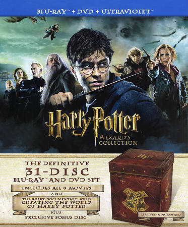 Harry Potter: Hogwarts Collection (Blu-ray/DVD, 2012, 31-Disc Set, Includes  Digital Copy UltraViolet) for sale online