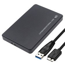 USB 3.0 SATA Hard Drive Disk 2.5" Enclosure External Laptop Case For HDD SSD