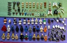 HUGE Used LEGO Star Wars Minifigure Lot 30+ Figs Clones Battle Droid Parts