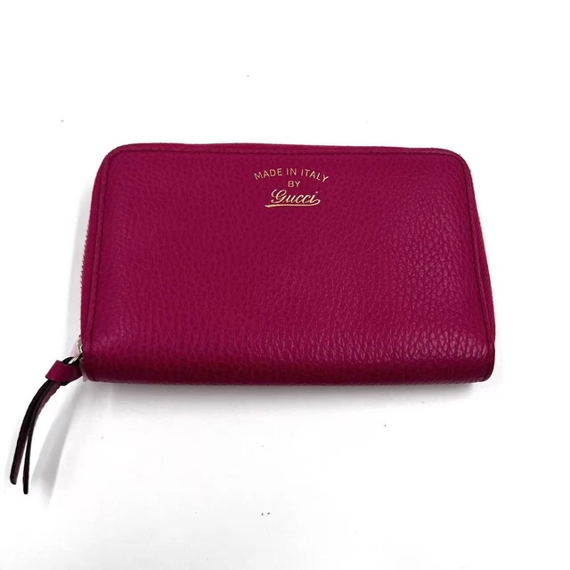10.23 003 Gucci pink Zip Around Wallet