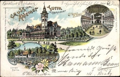 Litho Ahlem Hanover in Lower Saxony, Ahlemer Tower,... - 10541839