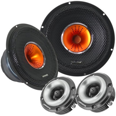 Warzone 2x WZ80Si 8in 300W RMS Midrange + 2x WZ20TW Titanium Tweeters