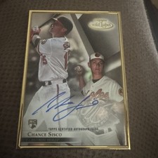 2018 Topps Gold Label #FA-CS Chance Sisco Framed Autograph