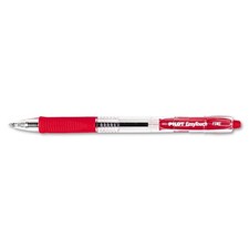 PILOT EasyTouch Refillable  Retractable Ballpoint Pens, Fine Point, Red Ink, 12