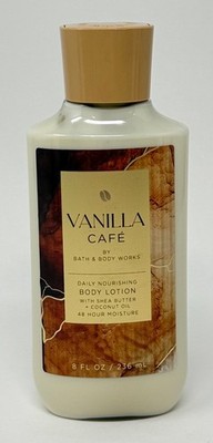 1 NEW BATH & BODY WORKS VANILLA CAFE DAILY NOURISHING LOTION CREAM HAND 8 OZ