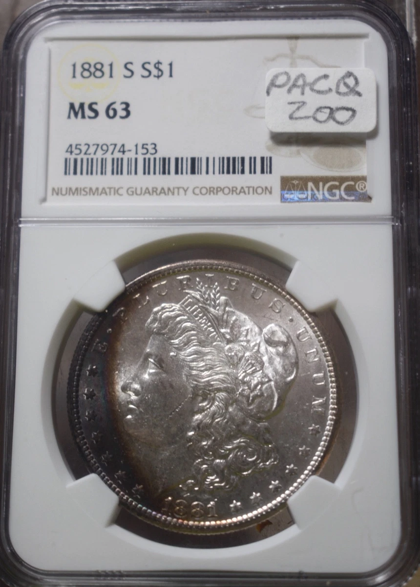MS 61 Graded 1883 Year Morgan US Dollars (1878-1921) for sale | eBay