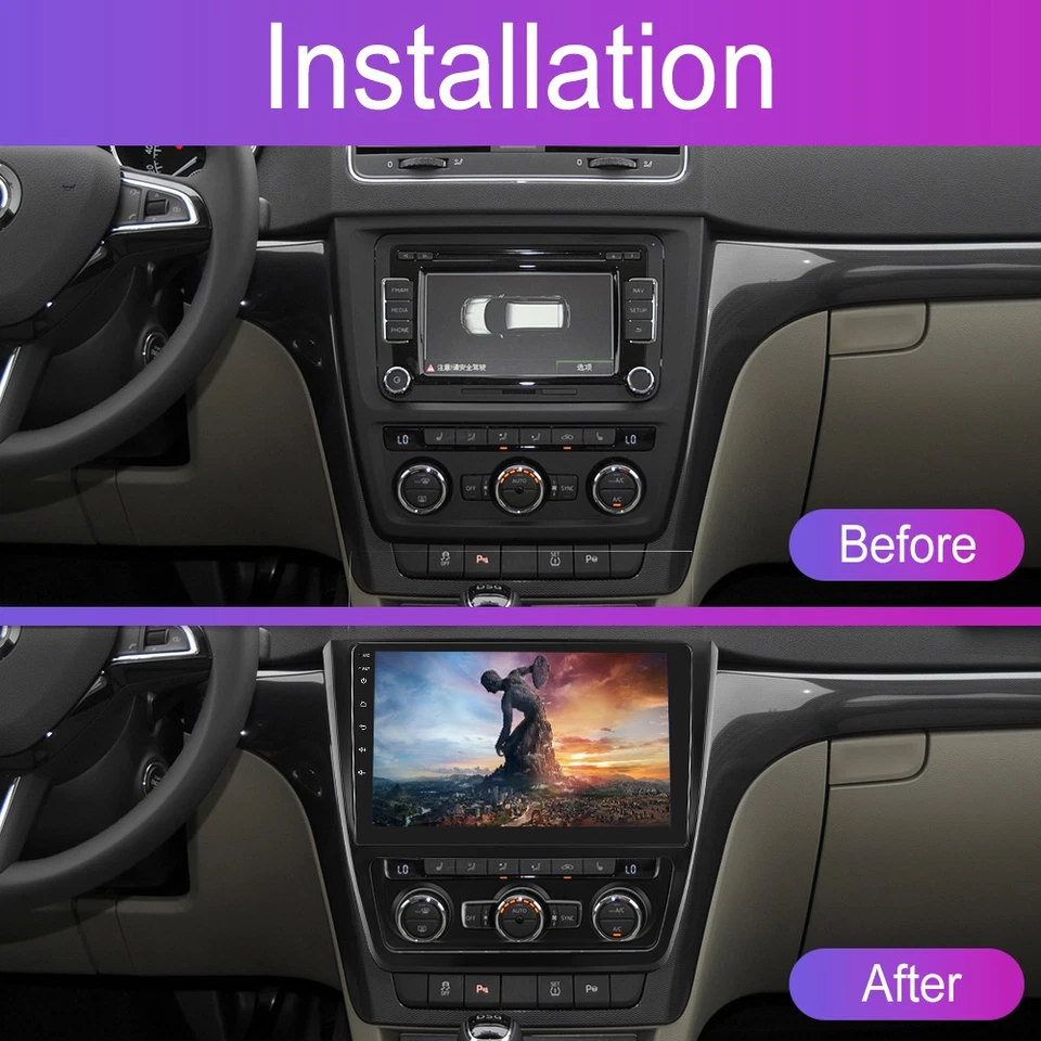 64G Android 15 Autoradio Apple Carplay GPS Navi WiFi Für Skoda Yeti 5L 2009-2017 - Bild 2 von 4