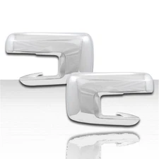 Set of 2 Mirror Covers for 2021-2025 Ford F-150 w/o Turn Signal - Chrome