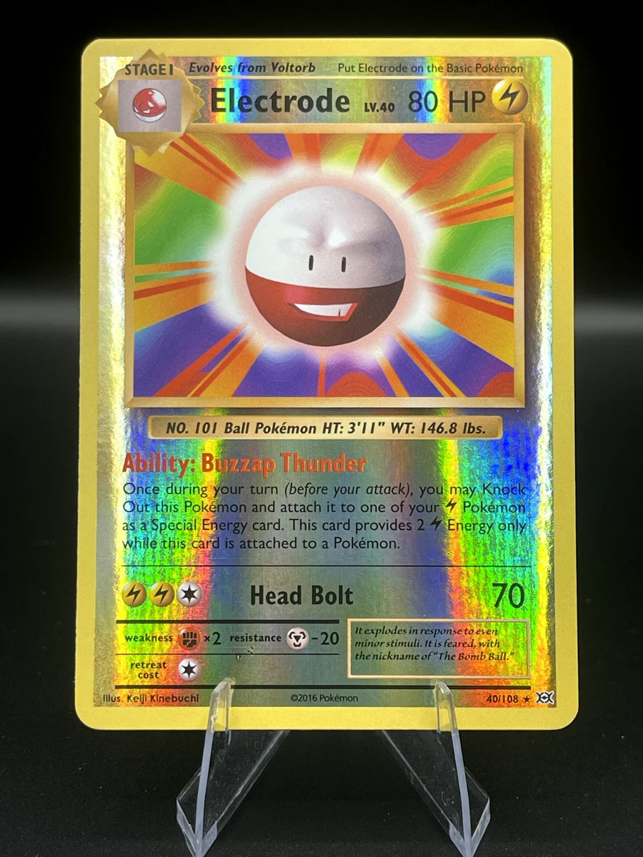 electrode pokemon card value Single Sun and Moon - Hidden Fates Items are crossposted and synced across multiple platforms so act soon if interested Electrode {RARE} 21/102 Pokemon Card(MINT)