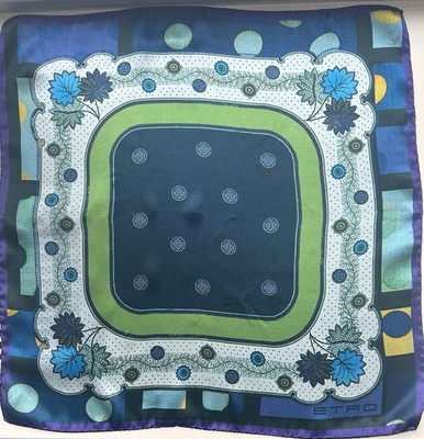 ETRO Silk Square Scarf, 100% Silk