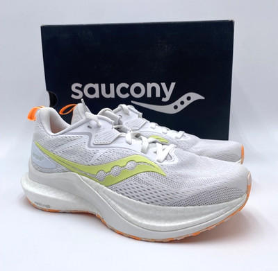 Saucony TEMPUS 2 Women's NEW Running Shoe White/Sunny US Size 7.5