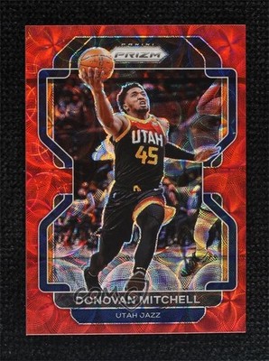 2021-22 Panini Prizm Choice Red Prizm 83/88 Donovan Mitchell #72 hs9