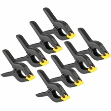 8 Pcs 6" inch Heavy Duty Plastic Spring Clamps Tips Tool Clip 2.5" Jaw Opening