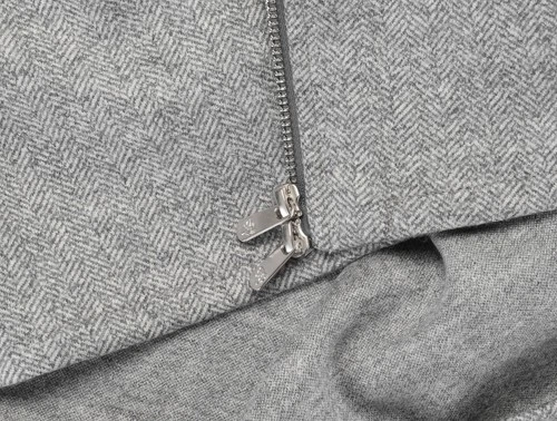 NWT MARCO PESCAROLO "AVI" JACKET cotton grey herringbone luxury Italy 50 M image 4