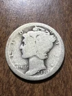 1918-D Mercury SILVER DIME ACTUAL Coin Get Today/Save/Fill Your Collection AG