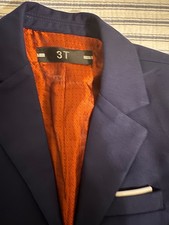 3T navy blue toddler suit