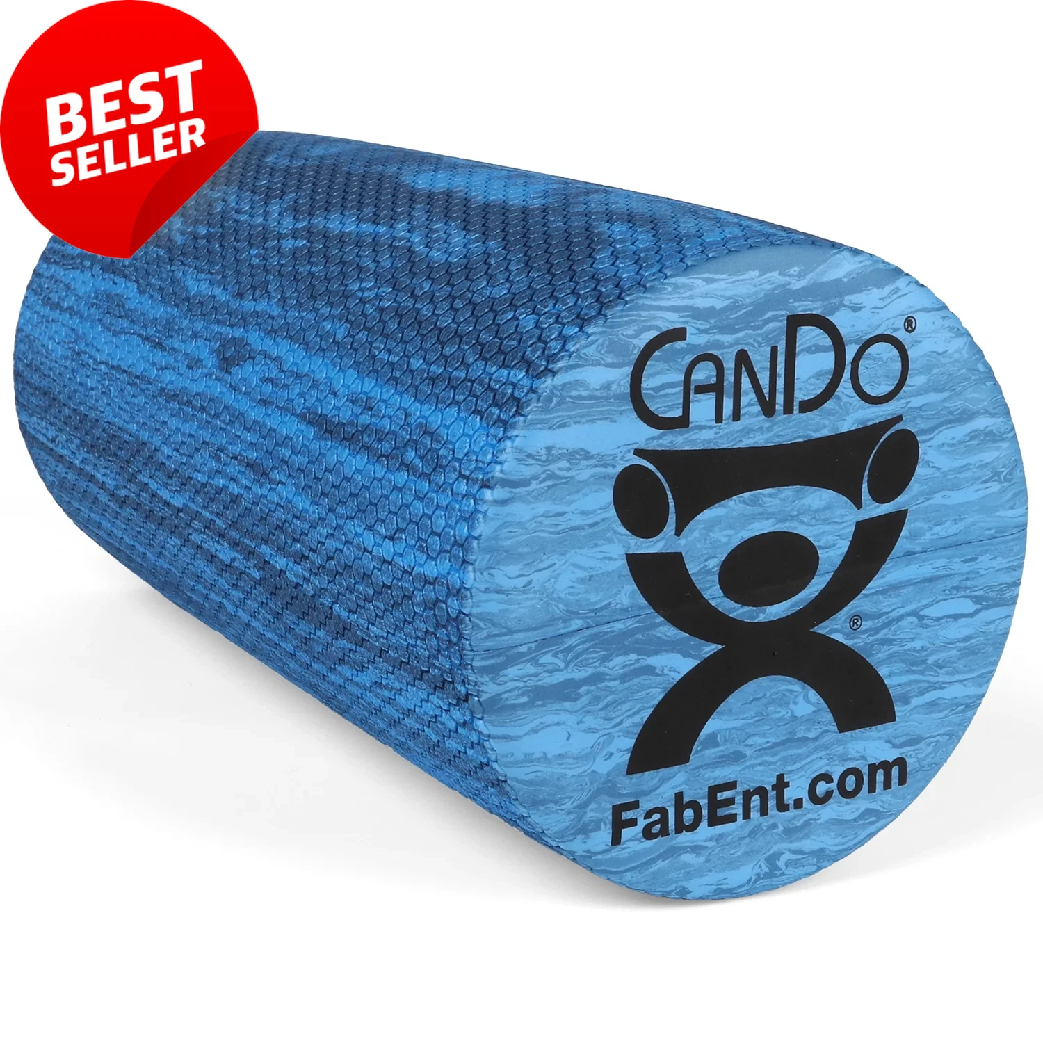 Cando Blue Marble High Density EVA Foam Roller for Muscle Restoration, Massage T