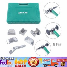 9pcs Set Hand Car Auto Body Work Hammer Fender Tool Dent Crowbar Repair Kit New