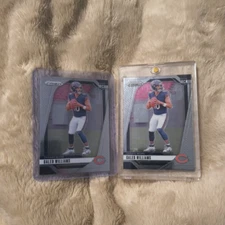 (2) 2024 Panini Prizm CALEB WILLIAMS Rookie Silver Base #301 RC Bears SP MINT