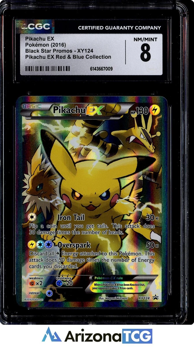 25+ Pokémon TCG Grade 8 Pikachu Individual Collectible Card Game