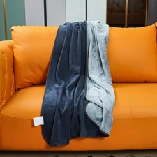Waterproof Blanket for Bed Couch Sofa, Reversible Reusable Cat, Dog Blanket Wa