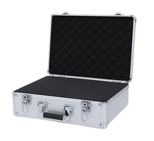 AxiGear Aluminum Hard Case with DIY Customizable Foam Insert - 15 x 10 x 4in ...
