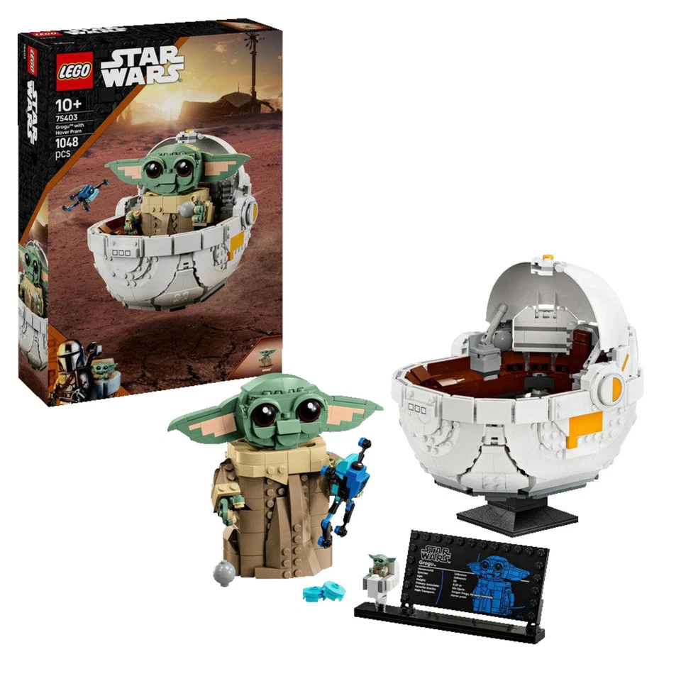 LEGO Star Wars™ 75403 Grogu™ in seiner Repulsorwiege Bausatz, Mehrfarbig