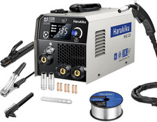135 Saldatrice a Filo Continuo No Gas, Saldatrice 3-In-1 Multiprocesso (Flux Mig