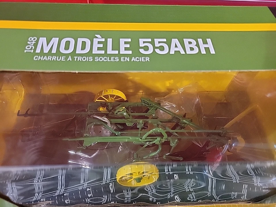 John Deere 55ABH 3B Plow 1/16 Diecast Farm Implement Replica By SpecCast  - Image 2 of 4