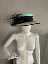 Turquoise/ Navy Condici Wedding/races Hat. Worn Once For A Wedding.