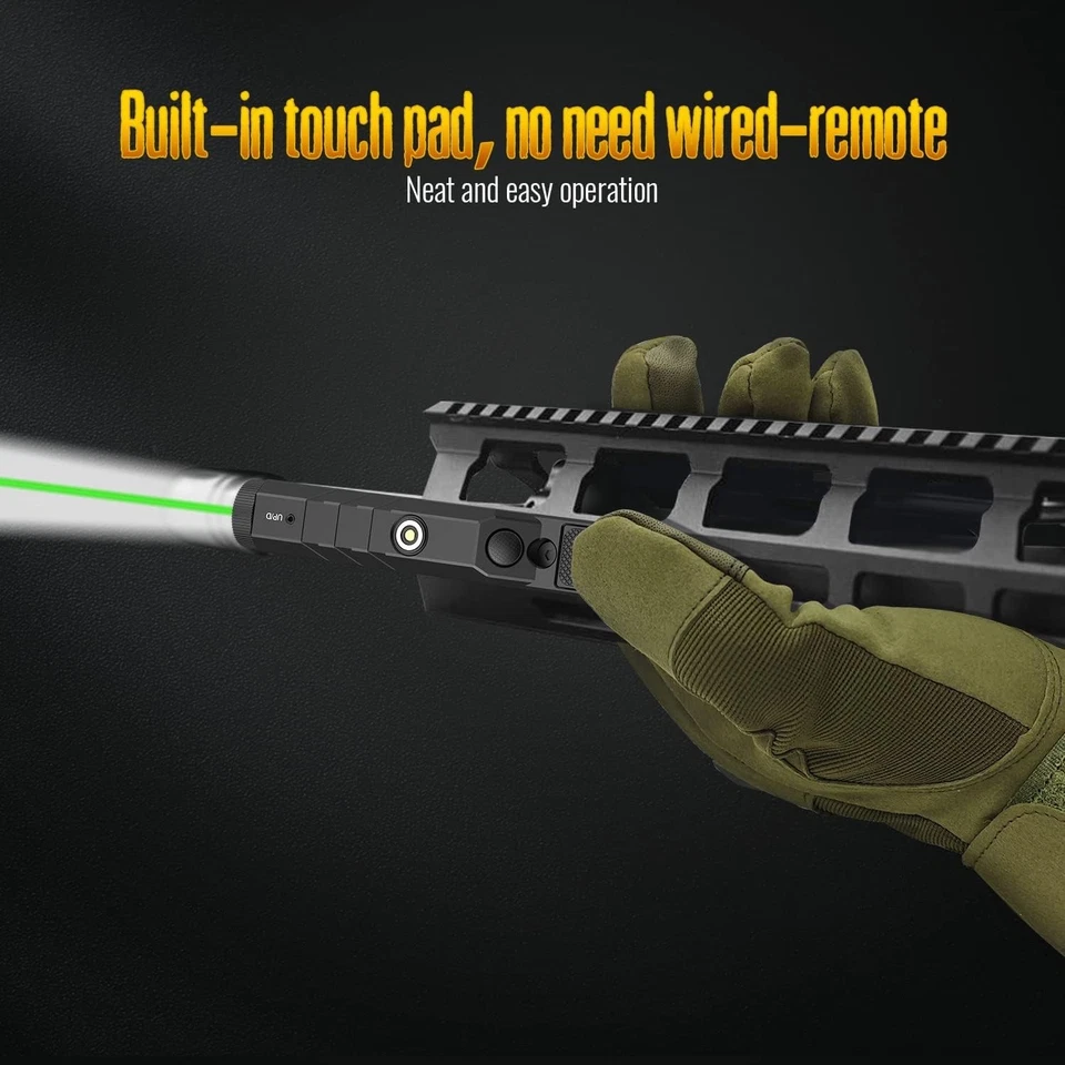 Laser Light Combo Aluminum Polymer 1600 Lumens Waterproof M-Lok Picatinny - Image 3 of 4