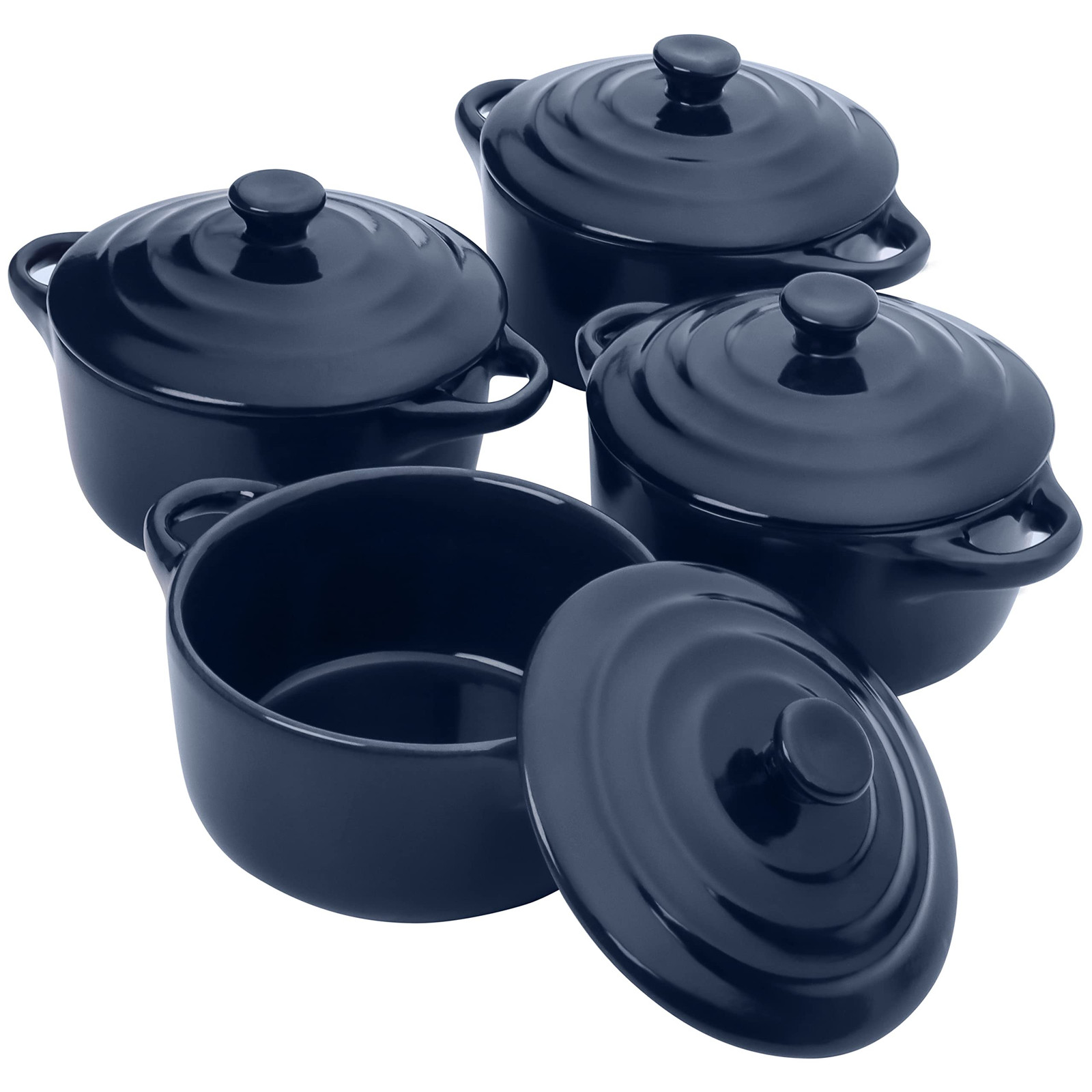 набор мини-конфет из керамики на 4 порции - 4Stk Auflaufform klein, 170 мл - 4x Kleine