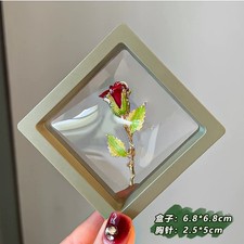 Elegant Green Color Plant Pearls Brooch Pin Flower Brooch For Women Jewelry Gift