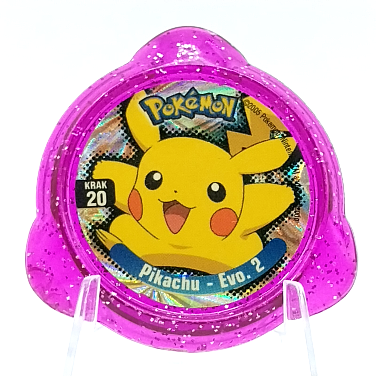 Pikachu Evo 2 Pokemon Tazo Coin KRAKS 2005 PANINI Vintage | eBay