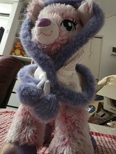 Build A Bear Reindeer Twinkles Pink Sparkling Plush With Official Hoodie 