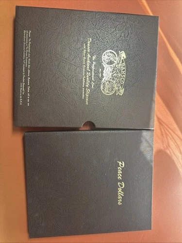 Peace Dollar Collection With Dansco Album 7175 & Slipcase