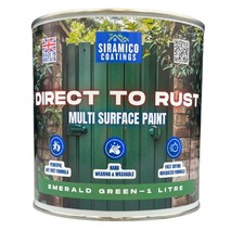 Multi-Surface Direct to Rust Paint 1L Satin - UV Resistant Corrosion Guard