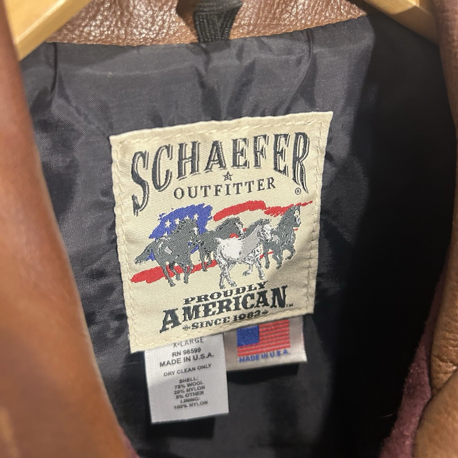 Vintage Schaefer Gold Coast Vest Men XL Red Wrangler National Finals Rodeo USA image 5