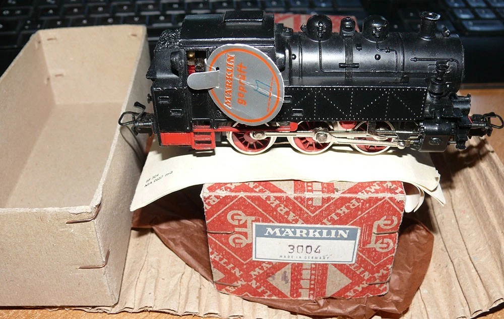 Märklin 3004 , Dampflok der DB , BR 80, neuw. ,Ovp , Bj 1957