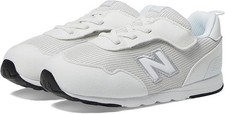 New Balance Kid's 515 New-B Hook & Loop Sneaker,White/Aluminum Grey,2 XW Infant