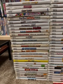 Nintendo Wii HUGE 87 video game lot many CIB, 8 sealed good titles RPG, action,+