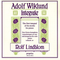 Audio Cd - Lindblom - Integrale - Pno Wrks - Proprius -D- Neu