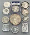 15 Troy Ounces .999 Silver Coins Bars Rounds nice mix L24178