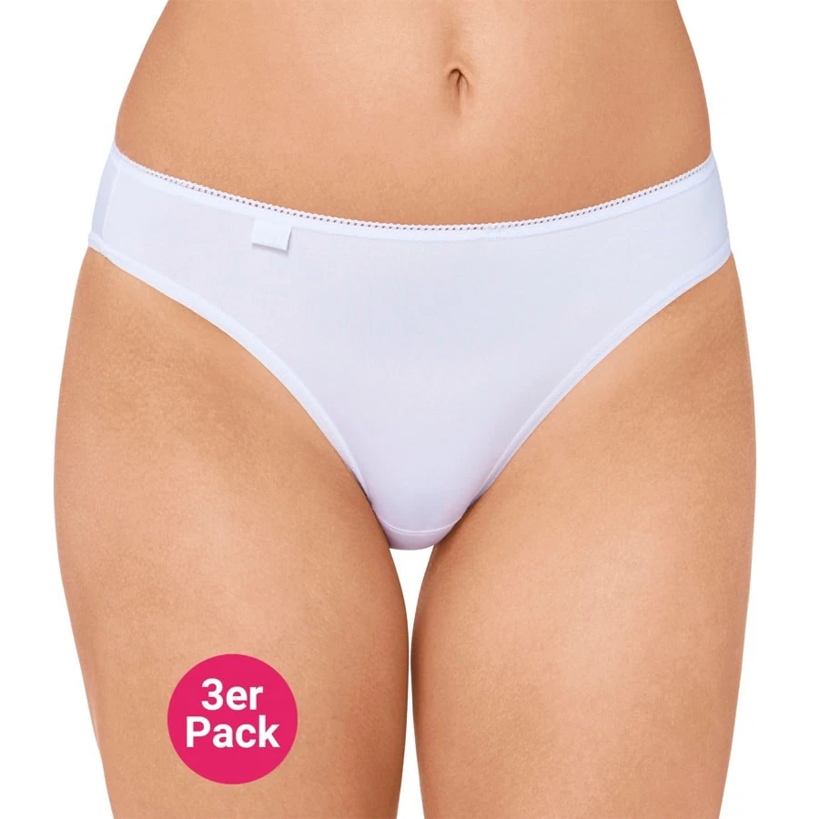 Sloggi 24/7 Microfibre Tai Slip Damen, 3er Pack, 38-48, schwarz weiss brush TOP! - Bild 2 von 4