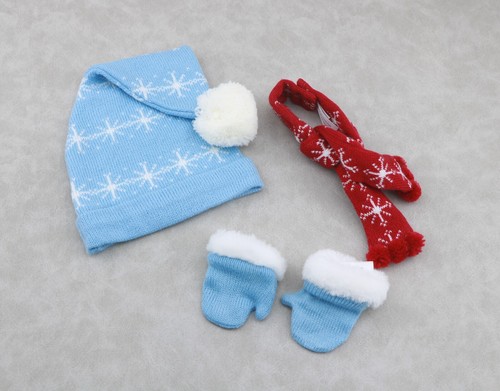 American girl Maryellen ICE SKATING ACCESSORIES Hat Scarf Gloves for 18'' doll