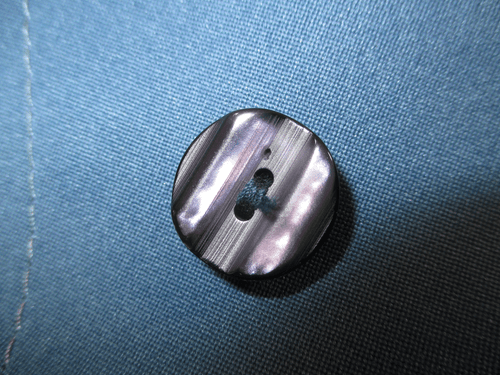 VTG 70's Forecaster of Boston Womens Sz 7/8 Polyester Steel Blue Trench Coat EUC - Picture 8 of 8